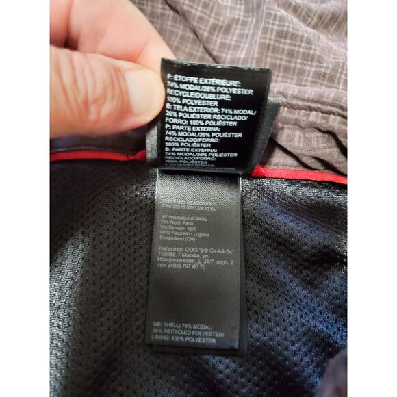 The North Face Men’s Long Sleeve Button-Up Hiking Shirt Size L – Brown Plaid - Picture 8 of 11